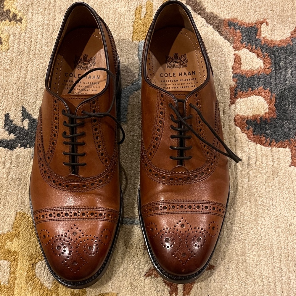 Cole Haan Men's Leather Oxfords like new